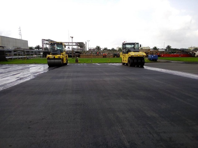 Escravos runway rehabilitation.